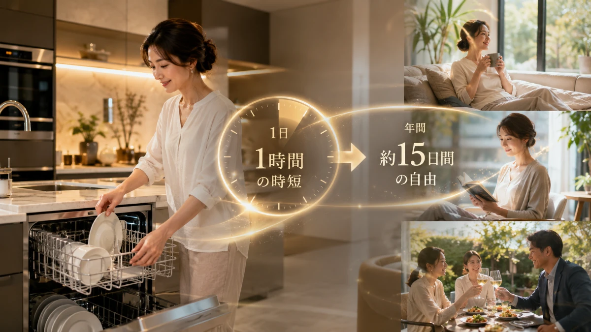 1日1時間の時短が、年間「約15日間」の自由を生み出す
