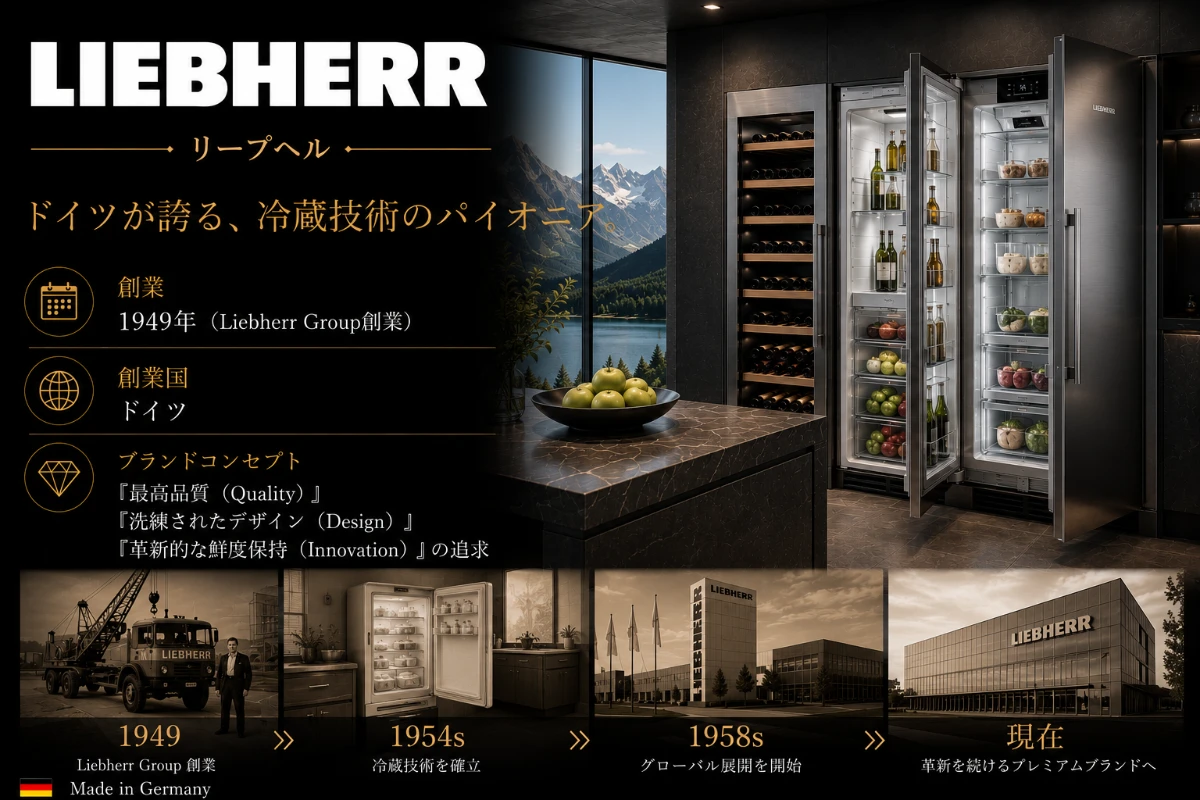 世界の高級家電ブランド|LIEBHERR(リープヘル)ブランド概要