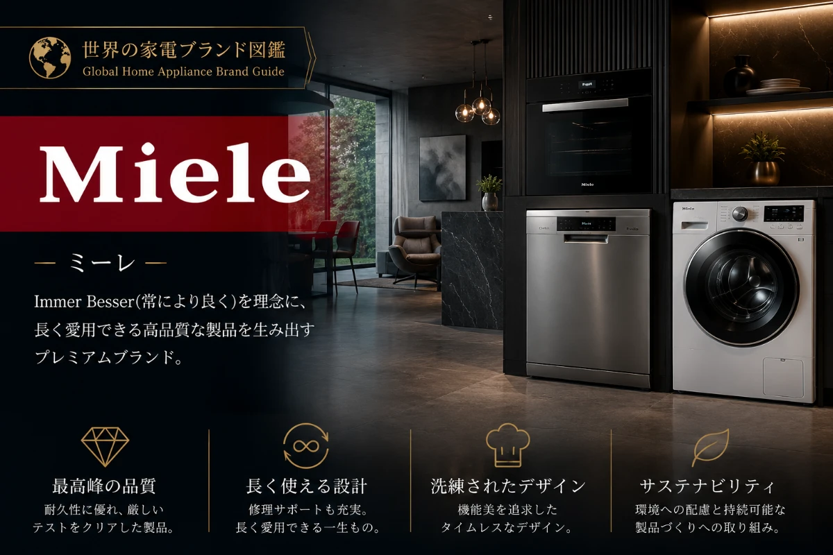 Miele（ミーレ）世界の高級家電ブランド