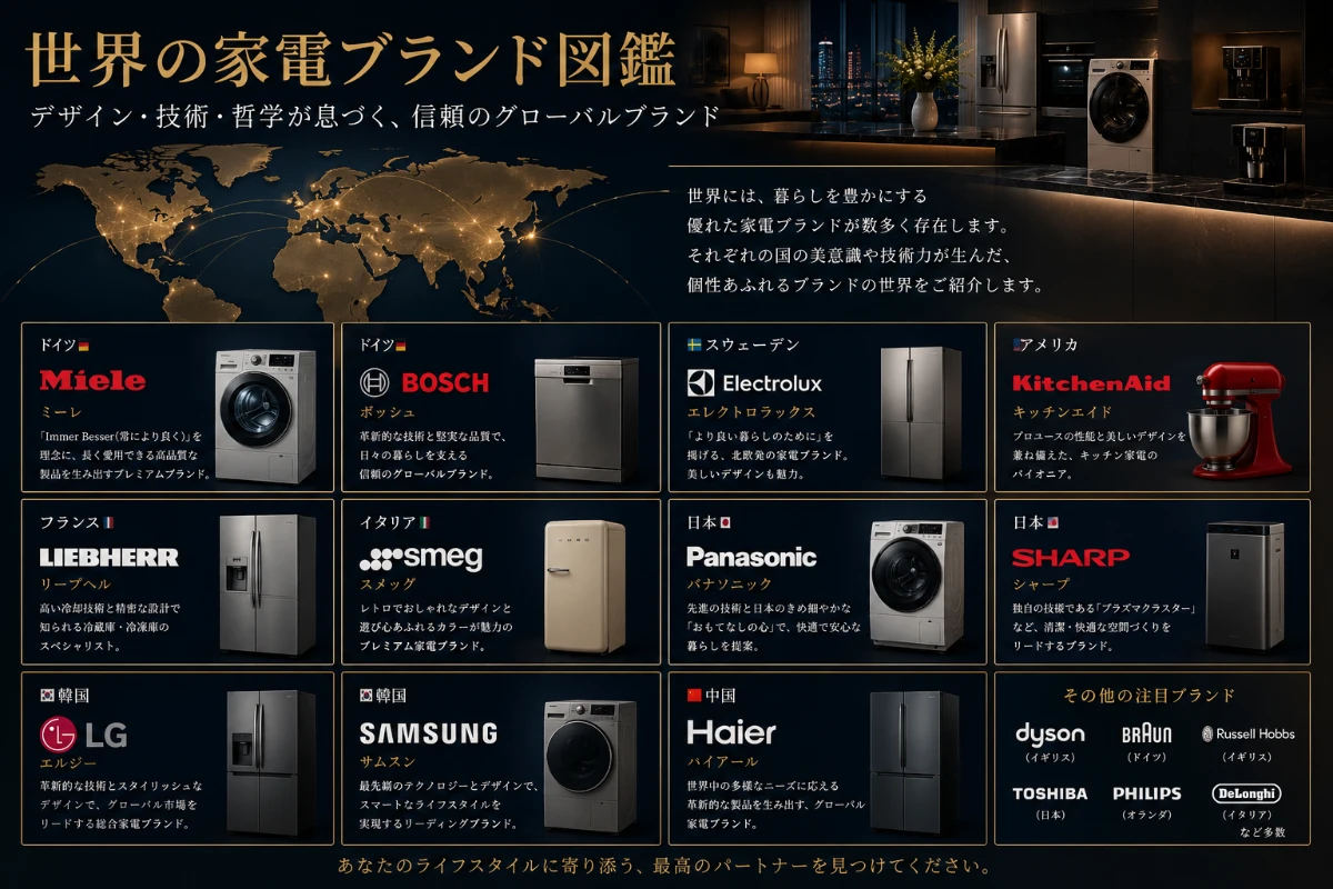世界の家電ブランド図鑑