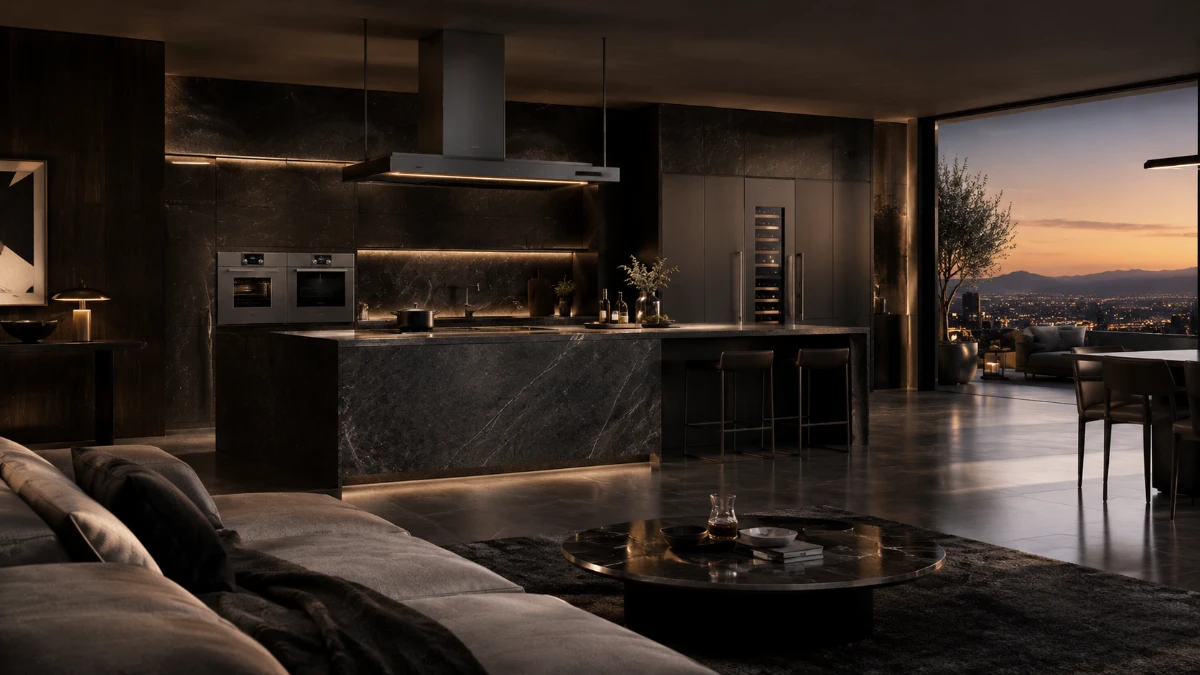 GAGGENAUのキッチンでくつろぐラグジュアリーな住空間のイメージ