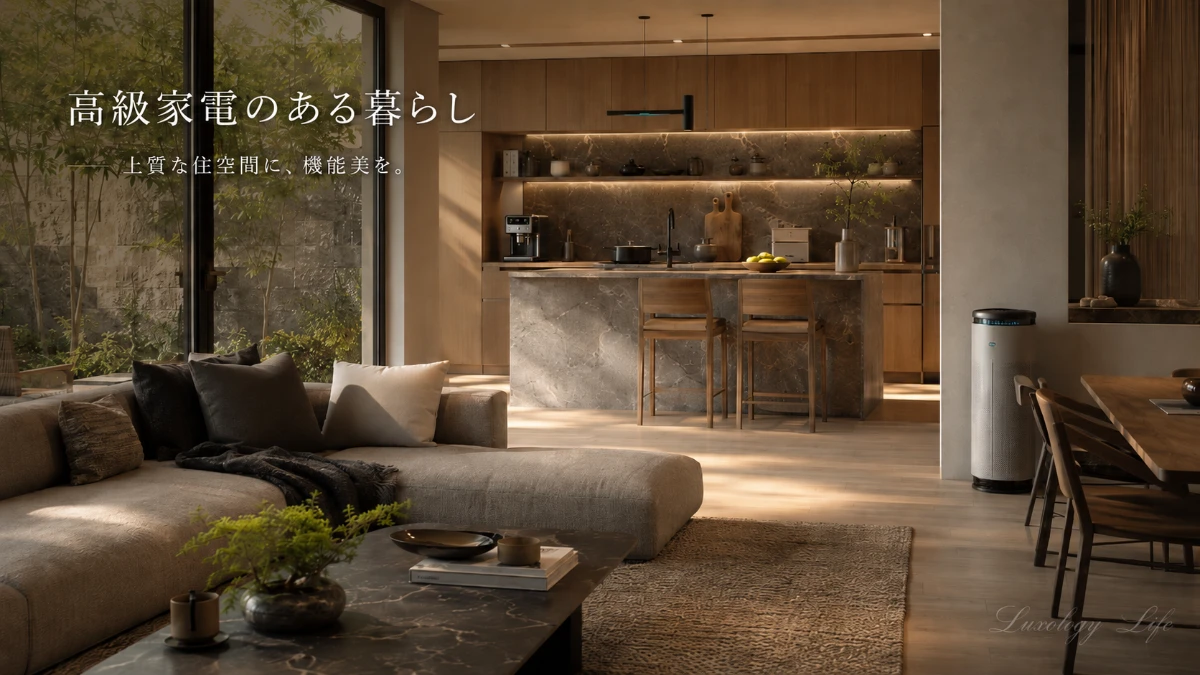 高級家電のある暮らしをイメージした上質な住空間