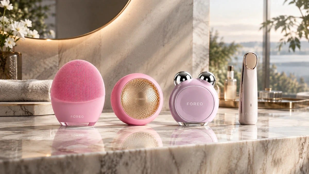 FOREOの代表シリーズ、LUNA・UFO・BEAR・IRISの製品ラインアップ